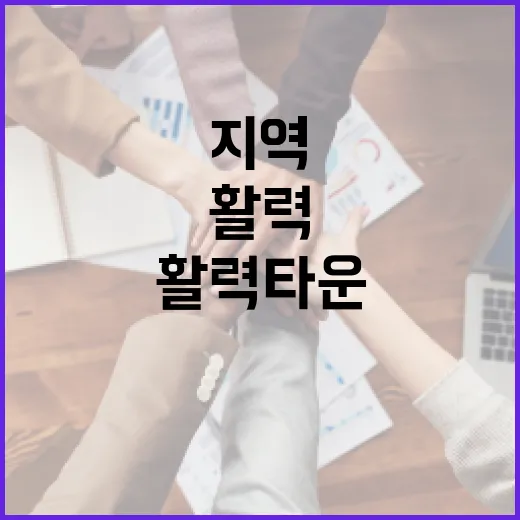 지역소멸 위기, 활력타운으로 새 희망