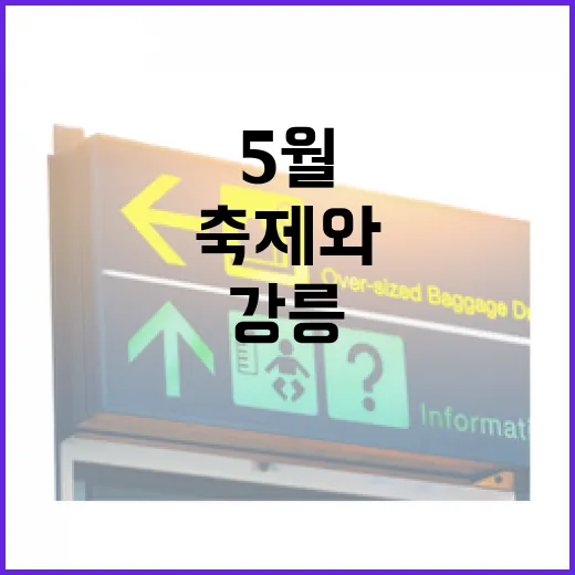 5월 강릉·춘천 축제와 맛집 여행