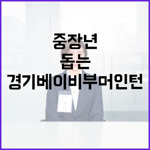 중장년 새출발 돕는 경기 베이비부머 인턴 캠프