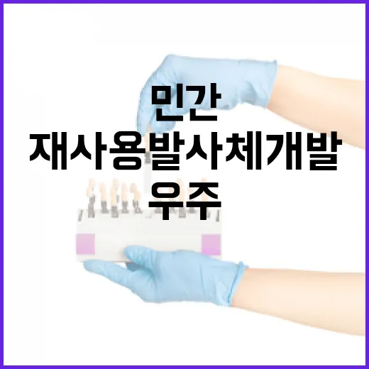 우주청, 민간 우주기업 지원과 재사용발사체 개발 가속화