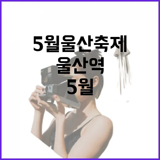 5월 울산 축제, 울산역으로 빠르게!