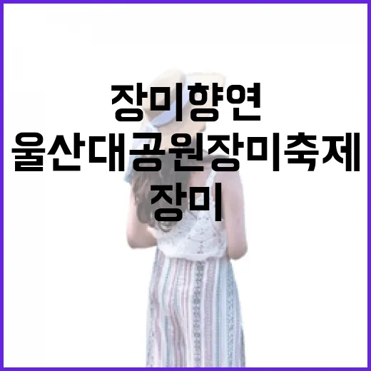 울산대공원 장미축제, 화려한 장미 향연
