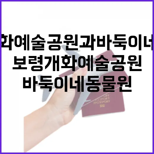 보령 개화예술공원과 바둑이네동물원 탐방기
