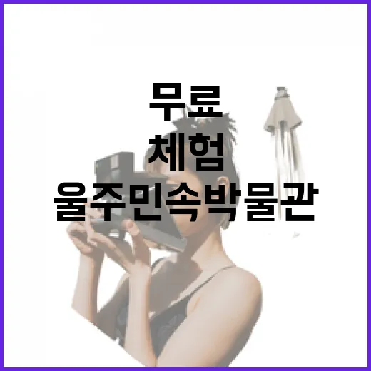 울주 민속박물관 무료 체험의 매력