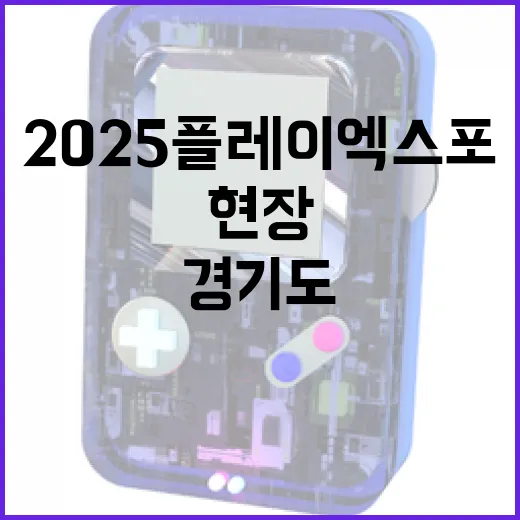 경기도 ‘겜기도’로 부상, 2025 플레이엑스포 현장