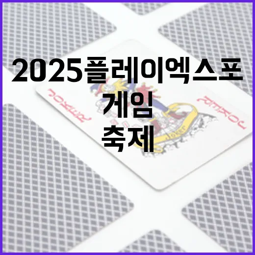 2025 플레이엑스포, 게임 그 이상의 축제 현장
