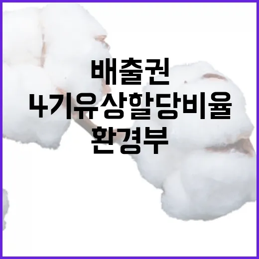 환경부, 배출권거래제 4기 유상할당 비율 미확정