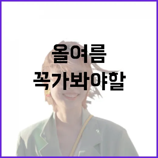 올여름 휴가, 꼭 가봐야 할 88섬