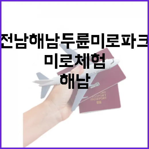 전남 해남 두륜미로…