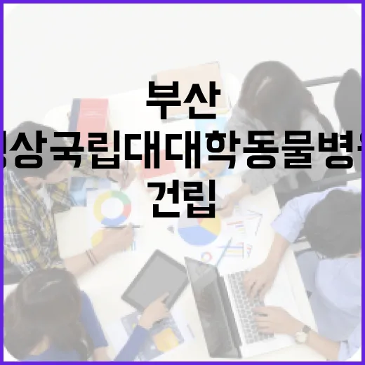 부산 경상국립대 대학동물병원 건립 본격화
