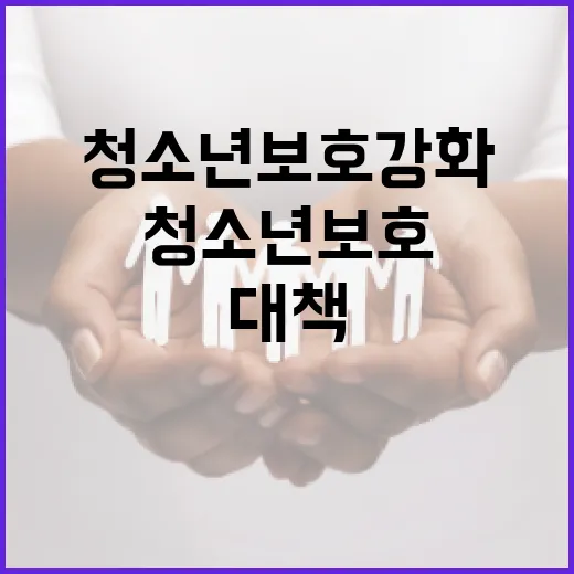 청소년 보호 강화, 디지털 위험 대응 대책 발표