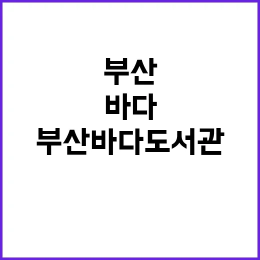 부산 바다도서관, …