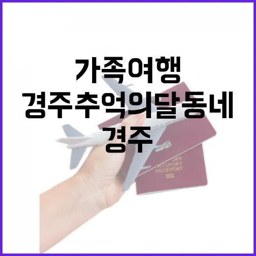 경주 추억의달동네, 가족여행 명소