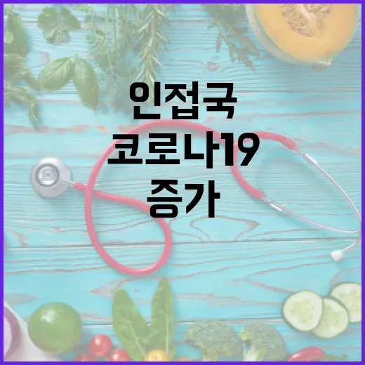 인접국 코로나19 확진 증가, 65세 이상 백신 접종 당부