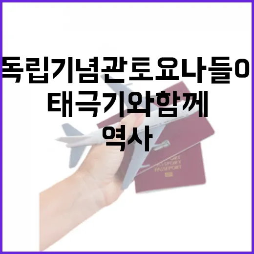 천안 독립기념관 토요나들이, 태극기와 함께하는 역사 체험