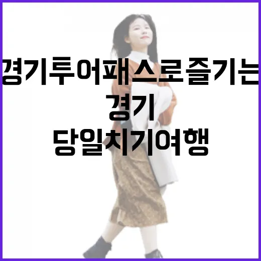 경기투어패스로 즐기는 당일치기 여행