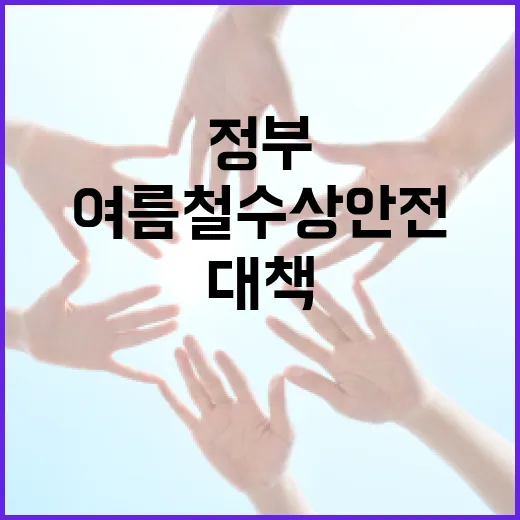 여름철 수상안전, 정부 맞춤형 대책 가동
