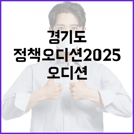 경기도 안전제안 정책오디션 2025 개최