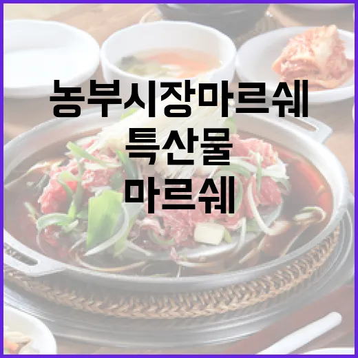 경북 농부시장 마르쉐 특산물 탐방