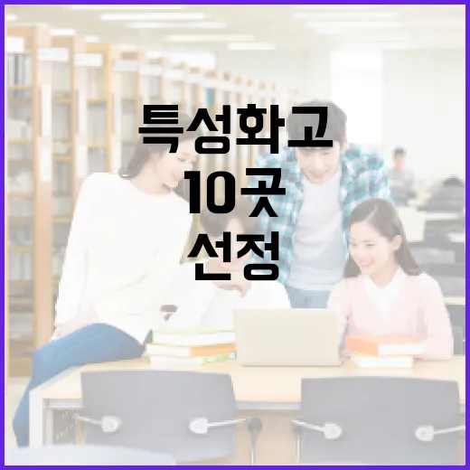 협약형 특성화고 10곳 선정, 5년간 최대 45억 지원