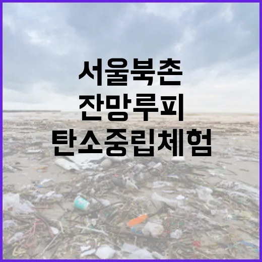 서울 북촌서 만나는 잔망루피 탄소중립 체험