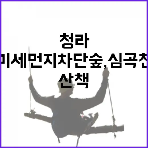 청라 미세먼지 차단숲, 심곡천 산책 명소