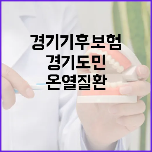 경기 기후보험, 온열질환 경기도민 든든히 지원