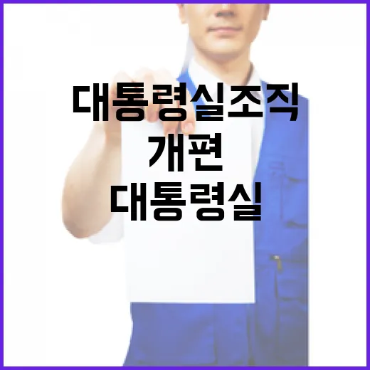 국민 위한 대통령실 조직 대대적 개편