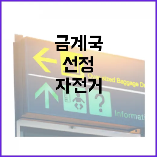 세종시 금계국 자전거길, 문화부 선정 명품 코스