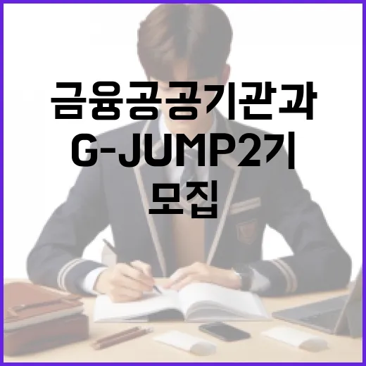 금융공공기관과 취업준비 G-JUMP 2기 모집
