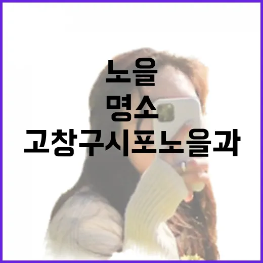 고창 구시포 노을과 힐링 캠핑 명소