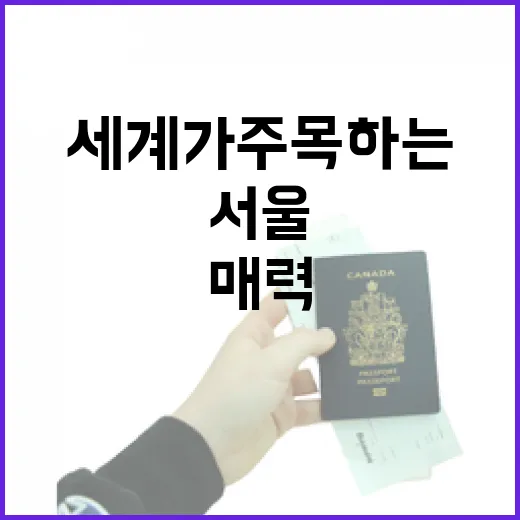 서울, 세계가 주목하는 매력과 성장의 도시