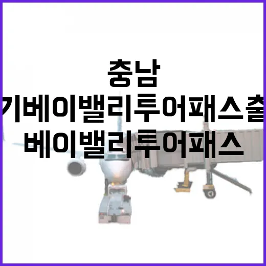 충남·경기 베이밸리 투어패스 출시