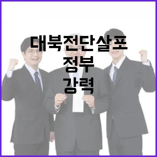 정부, 대북전단 살포 강력 차단 대책 마련