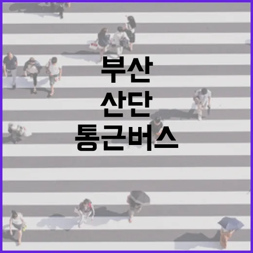 부산 동부산권 산단 통근버스 신설 운행