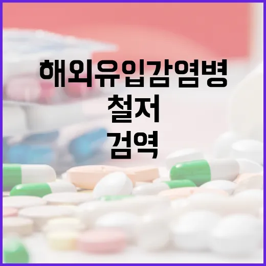 해외유입 감염병 철저 검역체계 점검