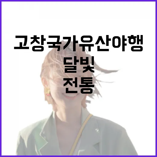 고창국가유산야행, 달빛과 별빛 속 전통의 밤