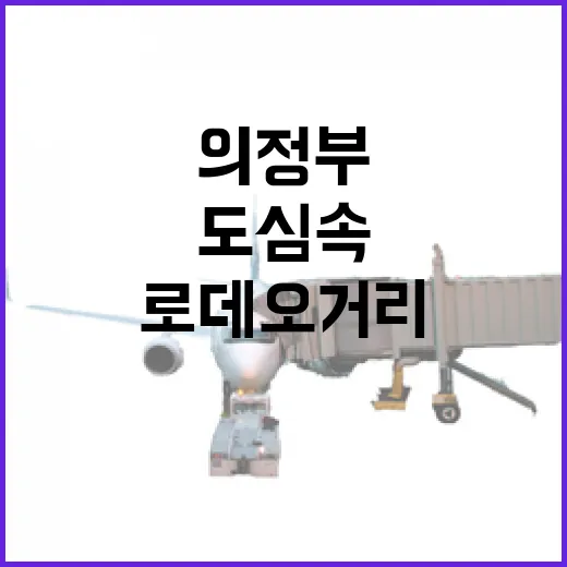 의정부 로데오 거리, 도심 속 문화와 휴식의 공간