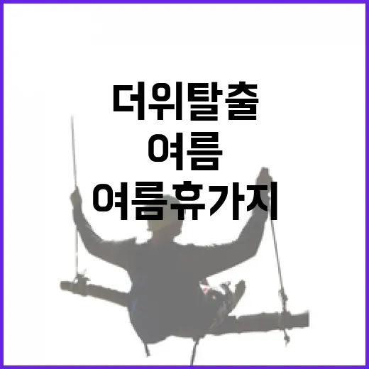 경남 여름 휴가지 18선, 더위 탈출 명소