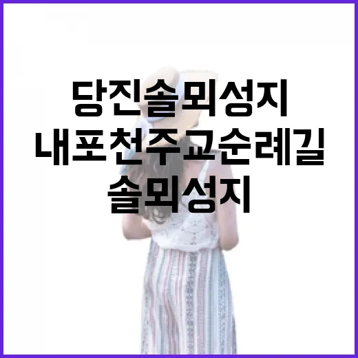 당진 솔뫼성지, 내포 천주교 순례길의 성지