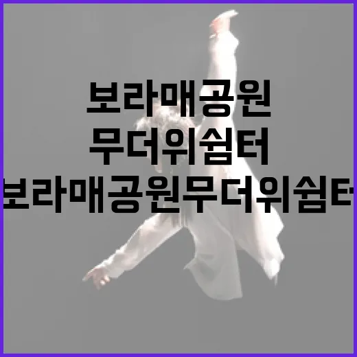 보라매공원 무더위쉼터, 시원한 밤의 휴식처