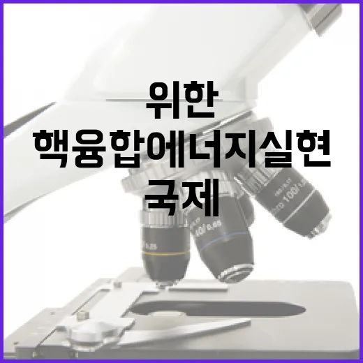 핵융합에너지 실현 위한 국제협력 강화