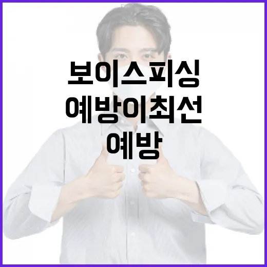 보이스피싱, 철저한 예방이 최선