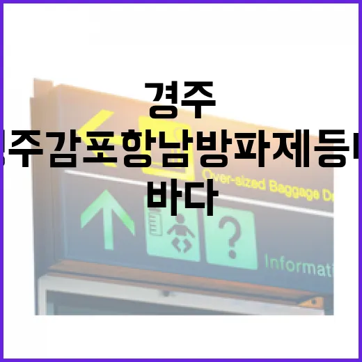 경주 감포항남방파제등대, 천년 바다의 숨결