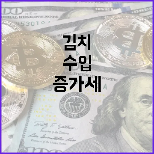 김치 원부재료 안정에 수입김치 증가세 둔화