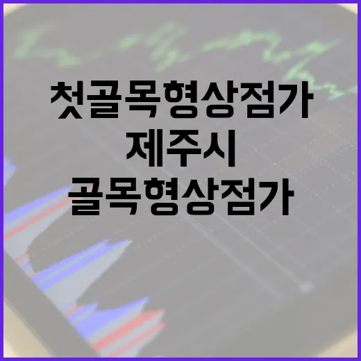 제주시 첫 골목형상점가 탄생