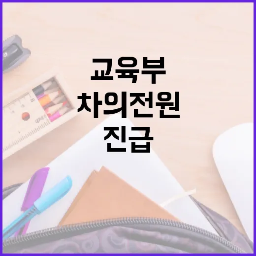교육부, 차의전원 복귀생 진급 논의 부인
