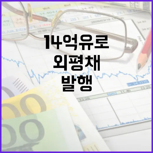 유로화 외평채 14억 유로 발행 역대 최대