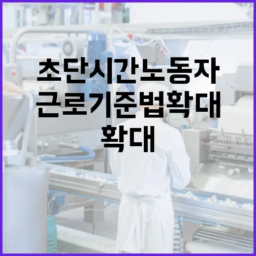 고용부, 초단시간 노동자 근로기준법 확대는 미정