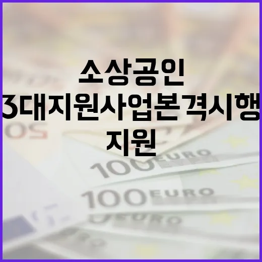 소상공인 3대 지원…